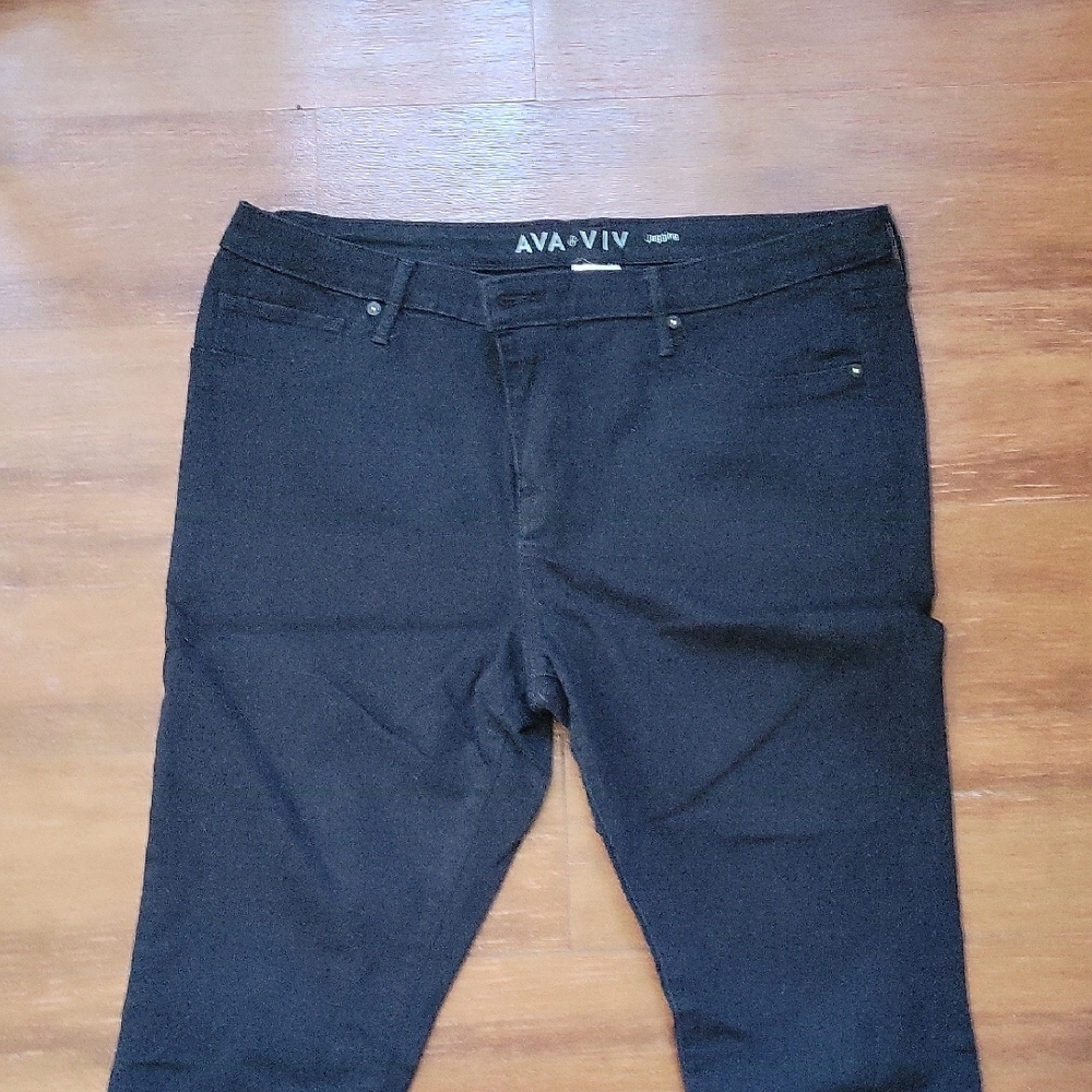 Ava & Viv Classic Black Trousers